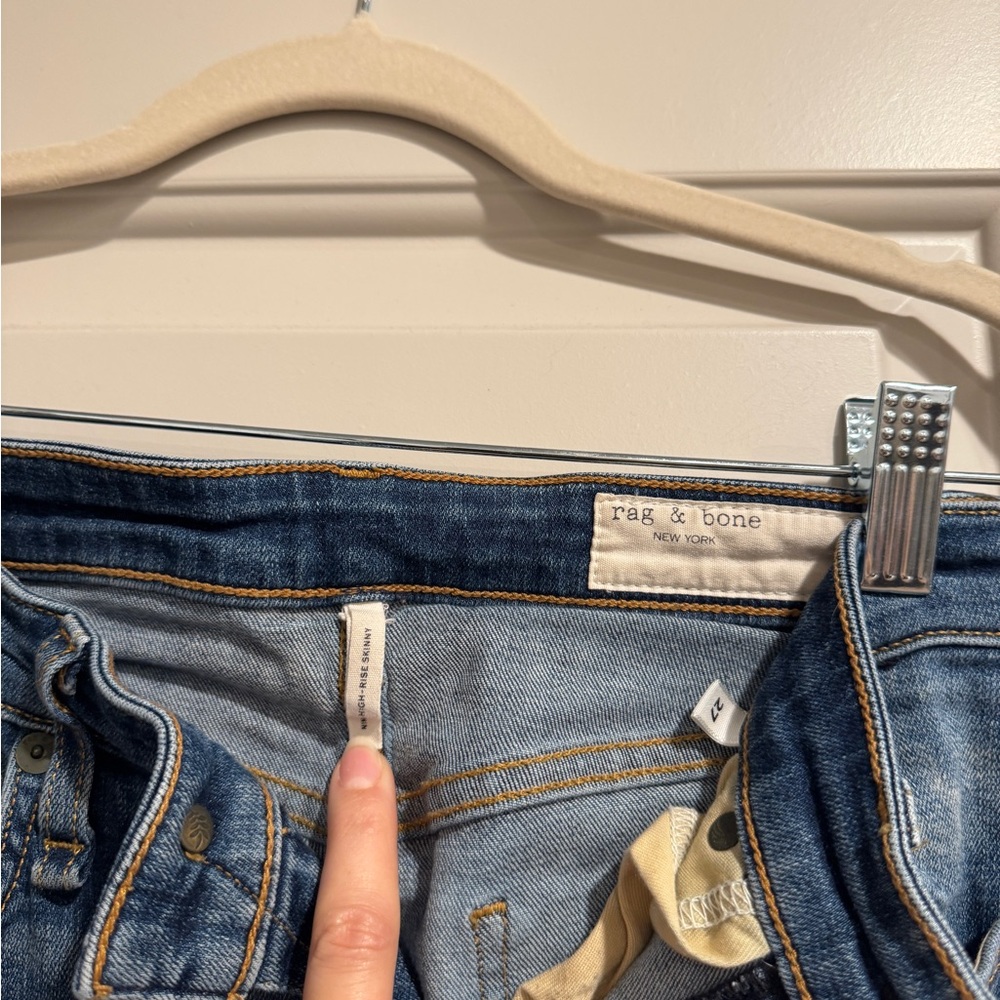 Rag & Bone Nina High Rise Skinny Denim Jeans